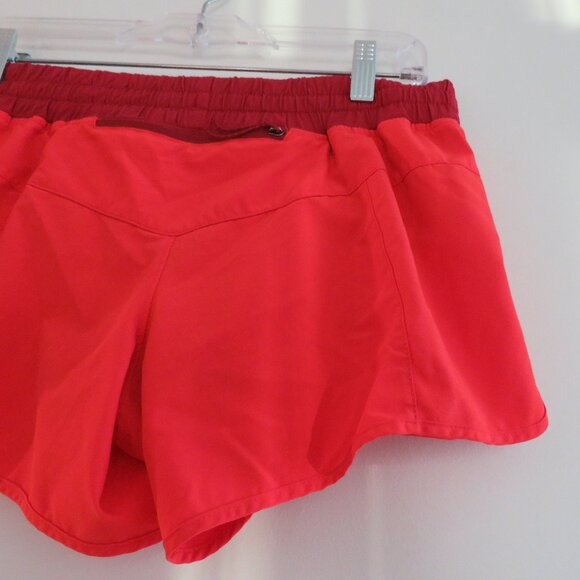 PATAGONIA Nine Trails Shorts Lined 4" in Orange Red Gorpcore Running - Size S - Picture 12 of 14